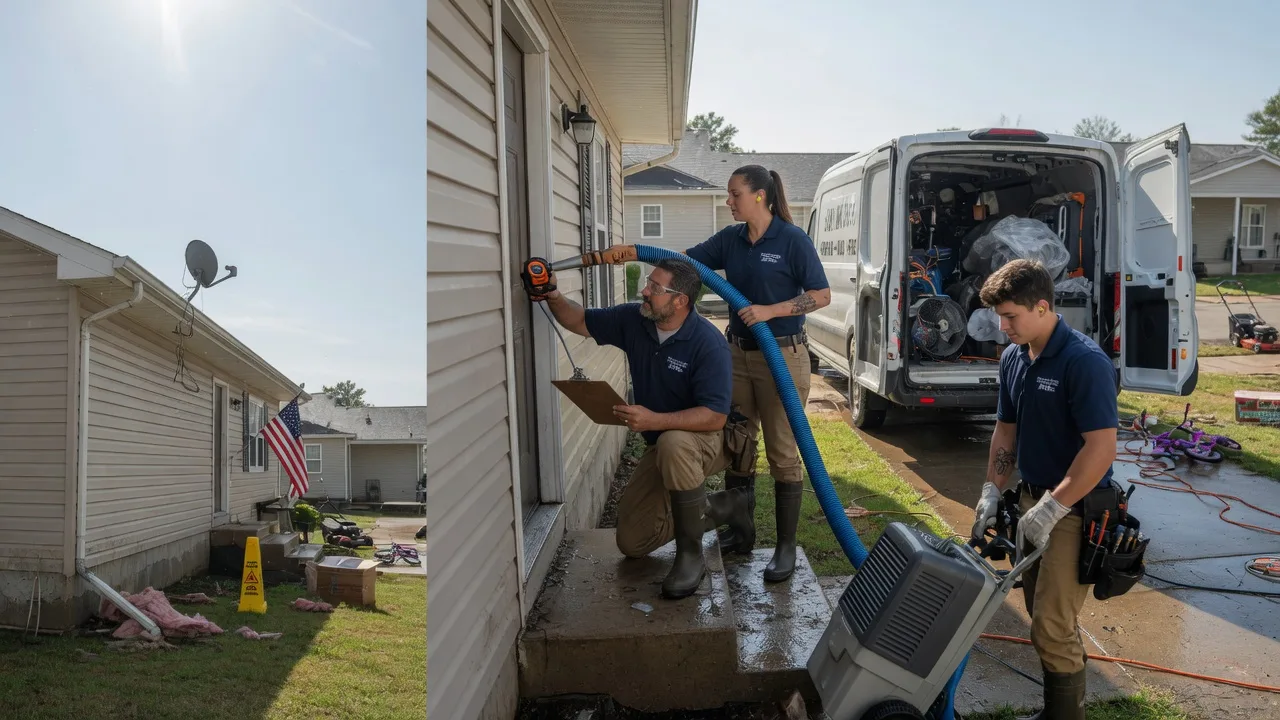 Ceiling Water Damage Restoration in Juda, WI near me