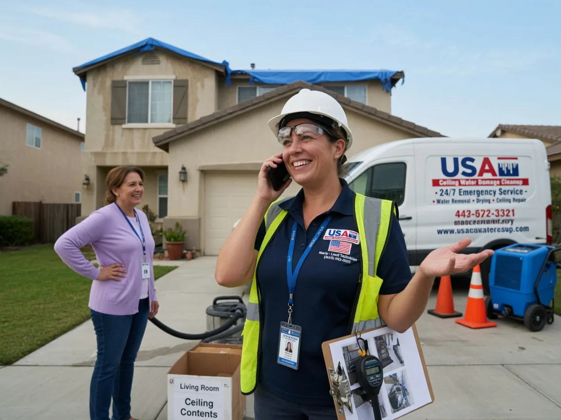 Ceiling Water Damage Restoration Juda, WI FAQs
